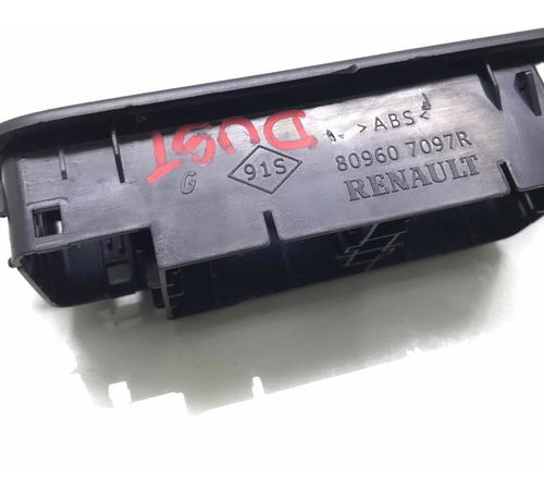 Molduras Botão Comando Vidro Renault Duster 2011/2018