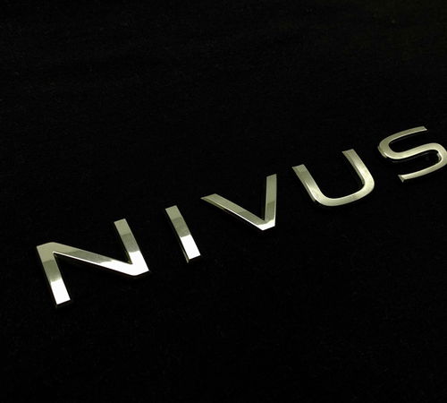 Emblema Nivus Capô Traseiro Volkswagen Nivus 2020/2023