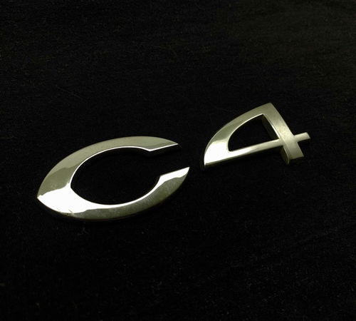 Emblema C4 Capô Traseiro Citroën C4 Hatch 2007/2012