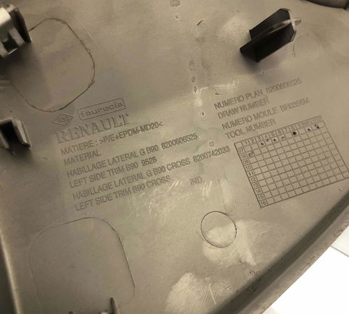 Moldura Difusor Canto Esquerdo Renault Sandero 2007/2011