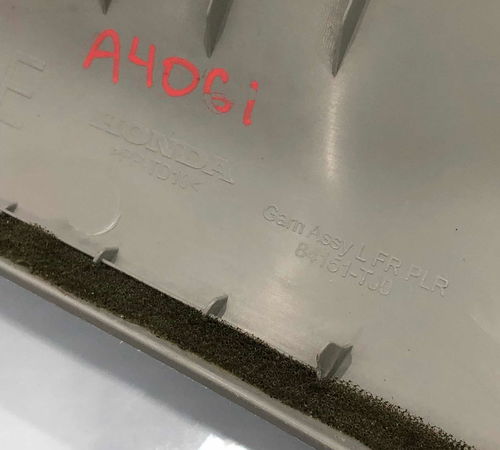 Moldura Interna Coluna A Esquerda Honda Fit 2009/2014