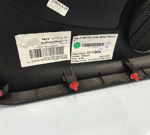Forro Porta Traseira Direita Fiat Uno 2015/2021