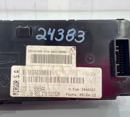 Comando Ar-condicionado Renault Fluence 2011/2016