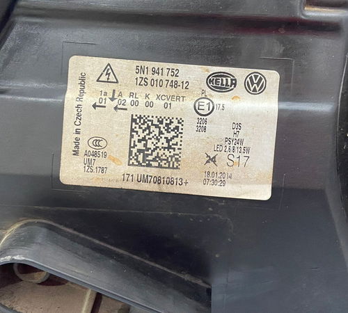 Farol Lado Direito Volkswagen Tiguan 2012/2016