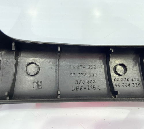 Moldura Botão Comando Vidros Porta Diant Esq Astra 99/10