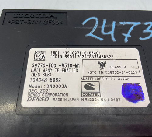 Módulo Central Honda City 2022/2023