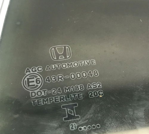 Vidro Vigia Porta Traseira Esquerda Honda City 2022/2023