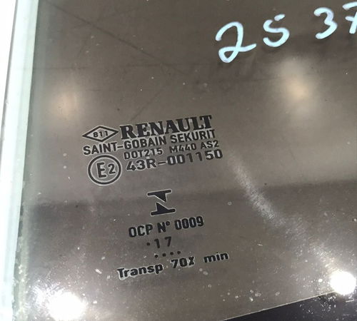 Vidro Vigia Porta Traseira Esquerda Renault Logan 2015/2020