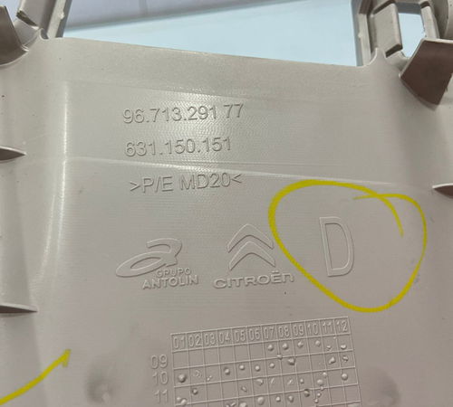 Moldura Acabamento Coluna Central Diant Dir Aircross 15/21