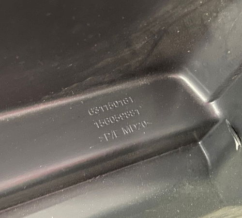 Moldura Coluna Traseira Direita Citroen C3 Aircross 15/21