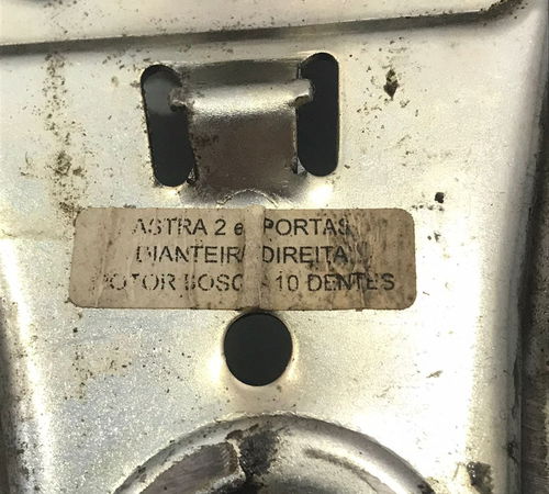 Máquina De Vidro Porta Dianteira Direita Gm Astra 1999/2010