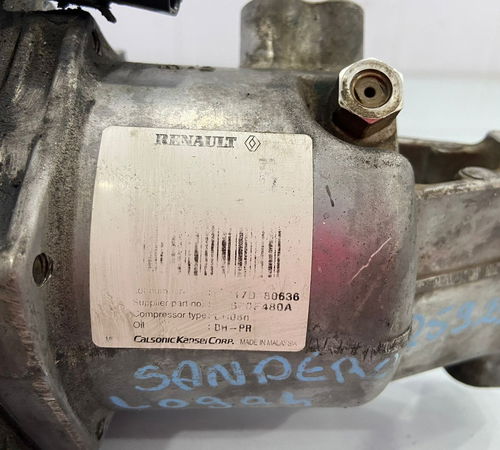 Compressor Ar-condicionado Renault Sandero/logan 3cc 15/21
