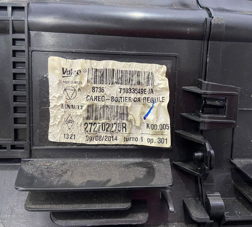 Caixa Ventilação Interna Renault Sandero/logan 15/21 C/det