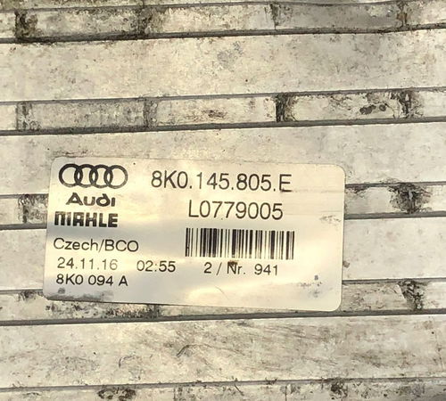 Radiador Intercooler Audi A4/a5/a6 2.0 2009/2016