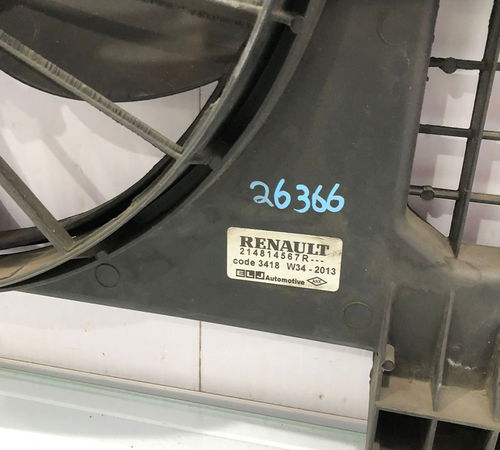 Ventoinha Com Defletor Ar-condicionado Duster 2011/2016