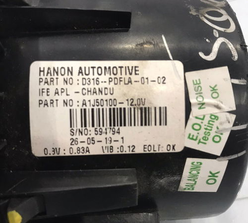 Motor Ar Forçado Renault Kwid 2017/2021