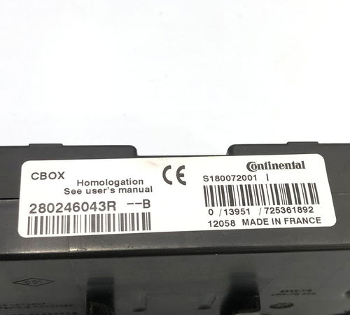 Módulo Central Rádio Renault Fluence 2012/2016