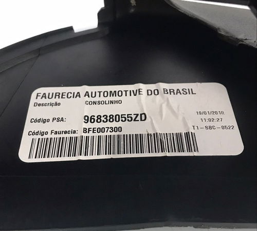 Console Central  Peugeot 207 2007/2016
