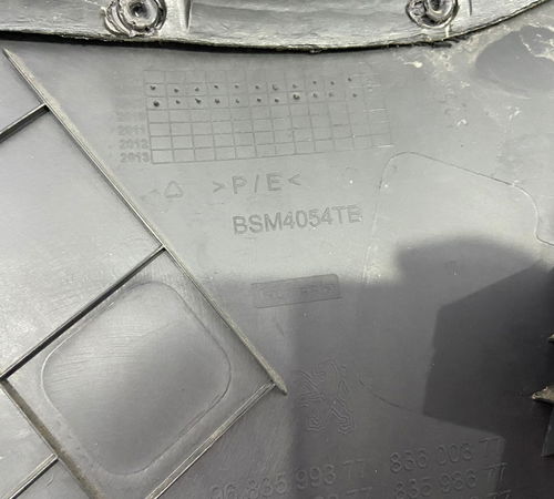Forro De Porta Traseira Esquerda Peugeot 207 2007/2012
