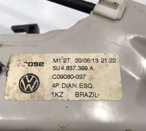 Máquina De Vidro Porta Dianteira Esquerda Volkswagen G6