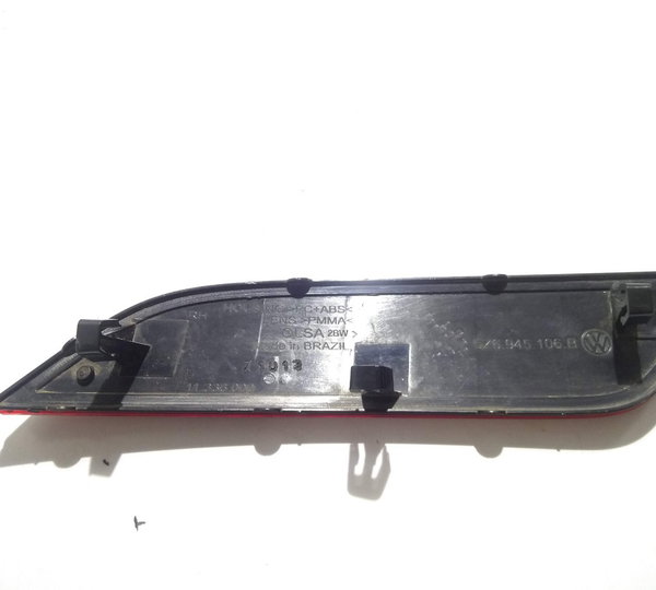 Refletor Para-choque Olho Gato Lado Direito Vw Fox 16/2017 Vermelho