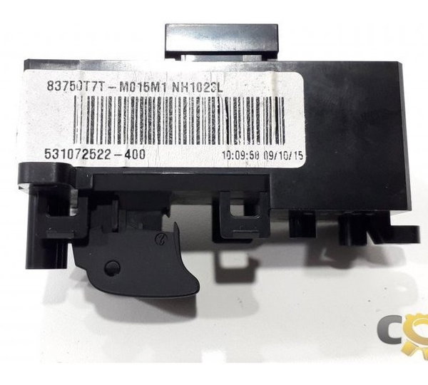 Botão Vidro Elétrico Traseiro Esquerdo Honda Hrv 2016