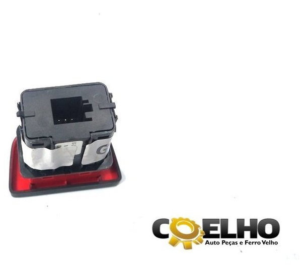 Botão Alerta Emergencia Vw Gol 1.0 2013 (1016) Preto