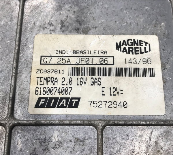 Módulo Injeção Fiat Tempra 2.0 16v 6160074007 (3907)
