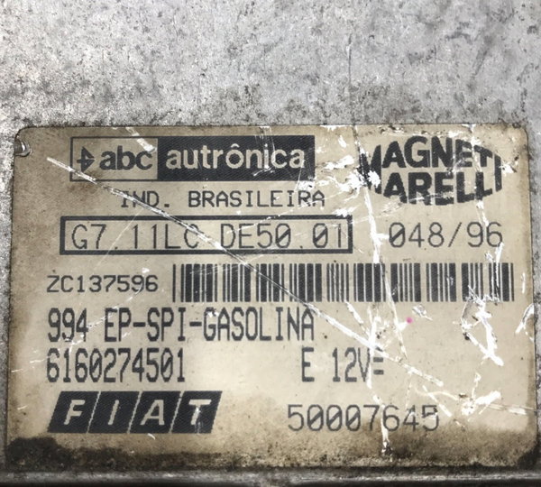 Módulo Injeção Fiat Uno Mille 1.0 6160274501