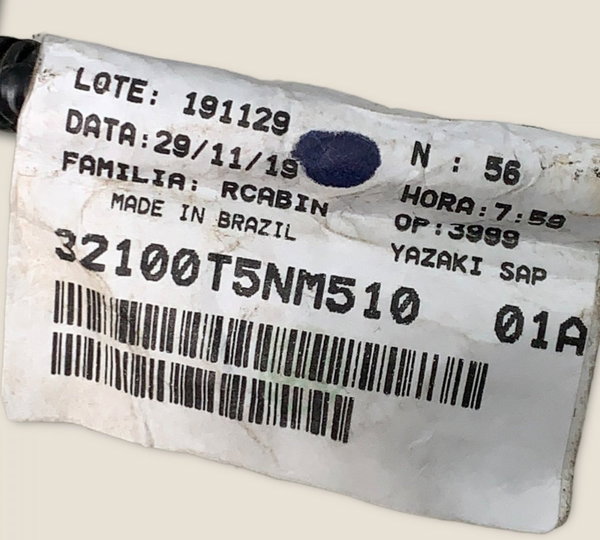 Chicote Direito Cabine Honda Fit 1.5 Ex 020 Comparar (a)