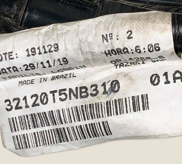 Chicote Esquerdo Cabine Honda Fit 1.5 Ex 020 Comparar (a)