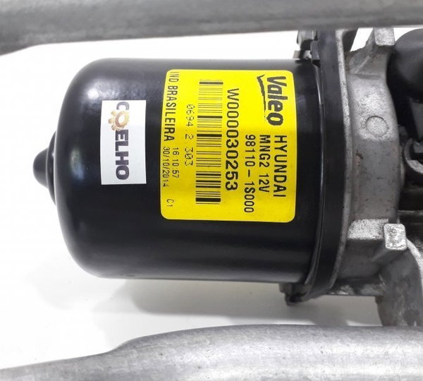 Galhada Com Motor Limpador Para Brisa Hb20 1.6 2014