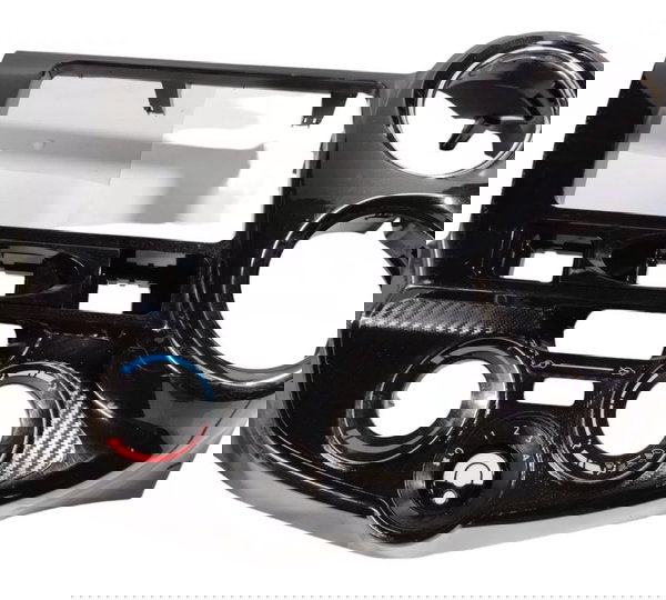 Moldura Central Do Painel Nissan March Com Detalhes