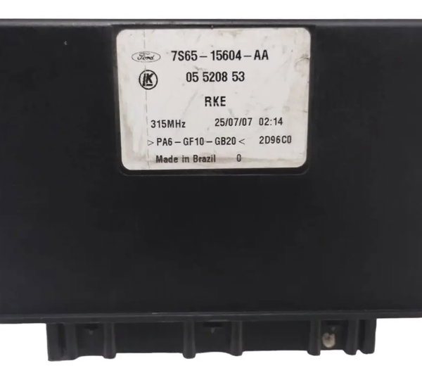 Módulo De Conforto Ford Fiesta 7s65-15604-aa