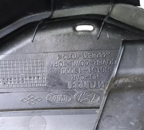 Grade Churrasqueira Parabrisa Hyundai Hb20 2013 861511s000
