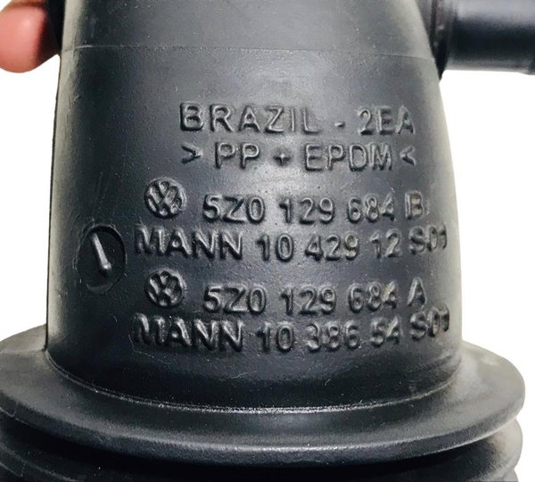 Mangueira Filtro Ar Vw Fox Gol Voyage Polo G5/g6 5z0129684