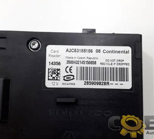 Leitor Do Cartão Original Renault Fluence 2011 A 2017