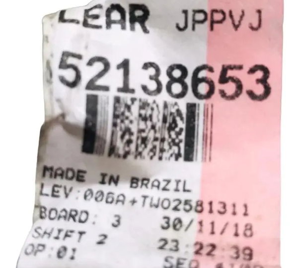 Chicote Elétrico Capô Traseiro Gm Onix Joy 1.0 2019