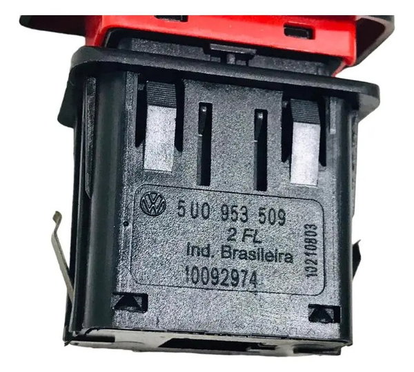 Botão Pisca Alerta Vw Gol Saveiro Voyage G6 5u0953509 12/15