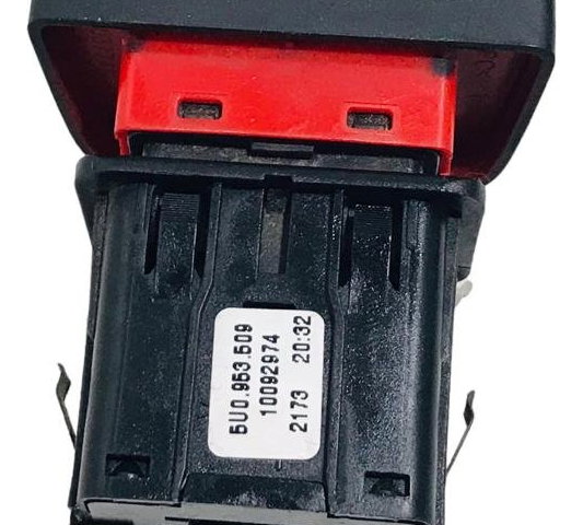 Botão Pisca Alerta Vw Gol Saveiro Voyage G6 5u0953509 12/15