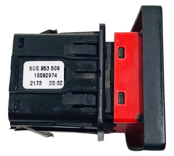 Botão Pisca Alerta Vw Gol Saveiro Voyage G6 5u0953509 12/15