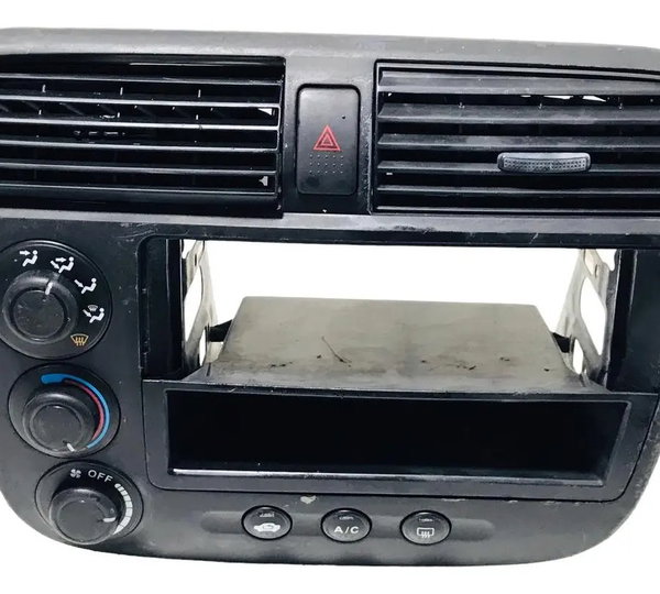 Moldura Painel Comando De Ar C/difusores Honda Civic 13/2015
