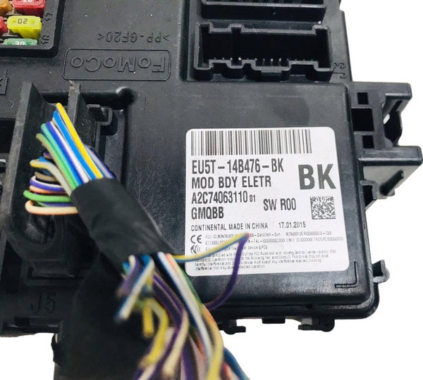Módulo Bsi Caixa Fusíveis Ford Ka 1.0 3c 2015 Eu5t14b476bk