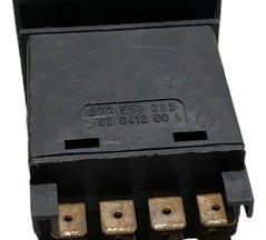 Botão De Emergência Pisca Alerta Vw 377953235 A70 Preto