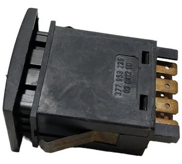 Interruptor Do Pisca Alerta Audi/vw 377953235 A71 Preto