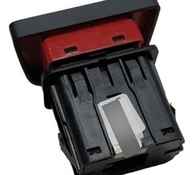 Interruptor Pisca Alerta Gol G6 13 14 15 5u0953509 A116 Preto