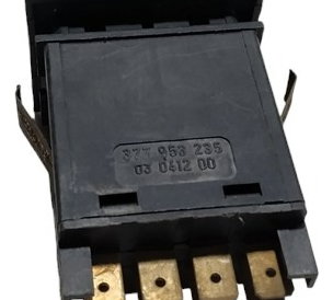 Botão Interruptor De Pisca Alerta Vw 377953235 A122 Preto