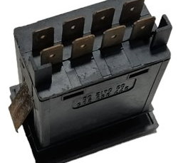 Botão Interruptor De Pisca Alerta Vw 377953235 A123 Preto