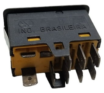 Botão Interruptor De Pisca Alerta Vw 337953235-1 A127 Preto
