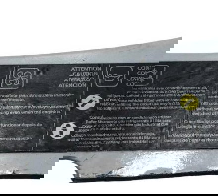 Adesivo Advertencia Painel Frontal Renault Sandero 1.6 2011